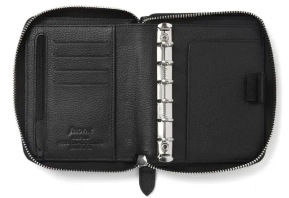 Filofax Norfolk Systemkalender Pocket Compact Zip Black