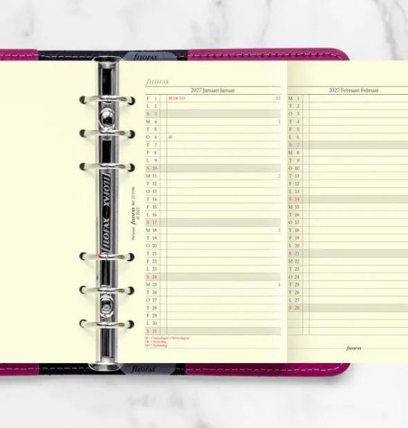 Filofax Årsplan Personal 2027 (9,5x17,1cm)