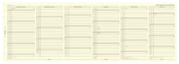 Filofax Årsplan Personal 2028 (9,5x17,1cm)