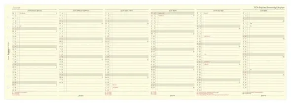 Filofax Årsplan Personal 2029 (9,5x17,1cm)