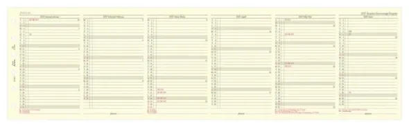 Filofax Årsplan Pocket 2027 (8,1x12cm)