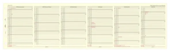 Filofax Årsplan Pocket 2028 (8,1x12cm)