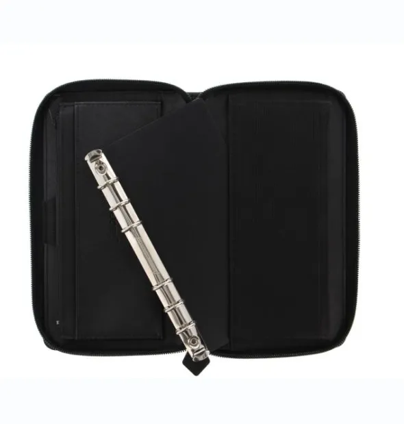 Filofax Saffiano Personal Compact Zip Black
