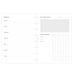 Filofax Wellness Tracker Notebook Refill - A5