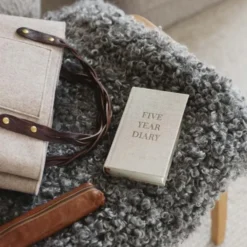 Five Year Diary Pocket Rough Linen