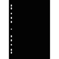 Fotoblad A4+ 235x330mm Svart 25-pack