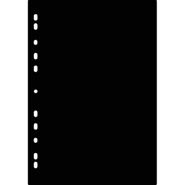 Fotoblad A4+ 235x330mm Svart 25-pack