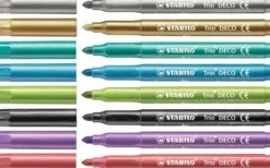 Färgpenna Stabilo Trio Deco 8-pack