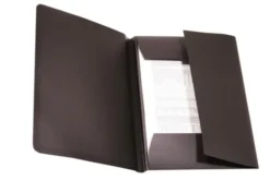 Gummibandsmapp Black A4