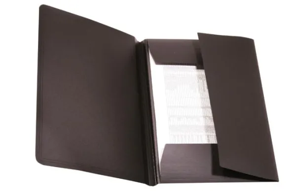 Gummibandsmapp Black A4