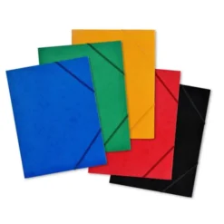 Gummisnoddsmapp A4 5-pack