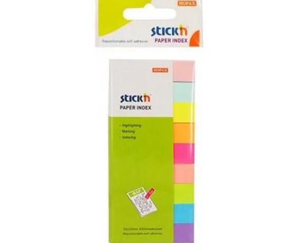 Indexflikar 50x12mm Rainbow