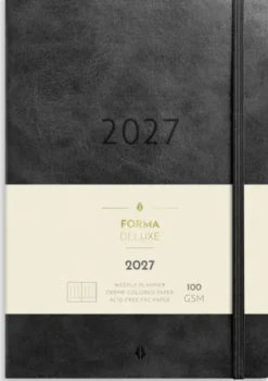 Kalender Agency Forma Deluxe svart 2027