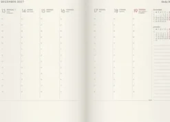 Kalender Agency Forma Deluxe svart 2027