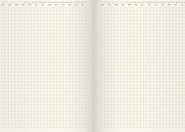 Kalender Agency Forma Deluxe brun 2026