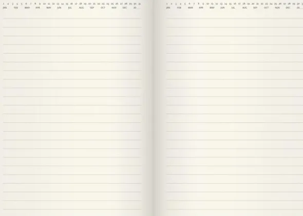 Kalender Agency Forma Deluxe brun 2026