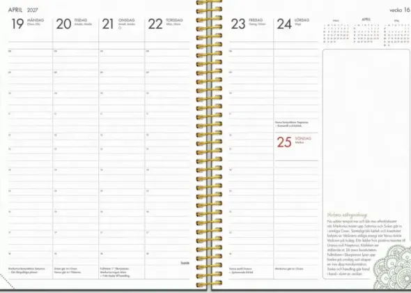 Kalender 2027 Astrologikalendern
