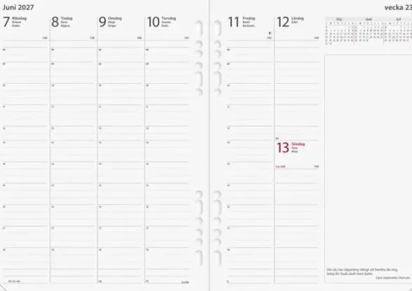 Kalender Business grundsats 2027 (14,8x21cm)