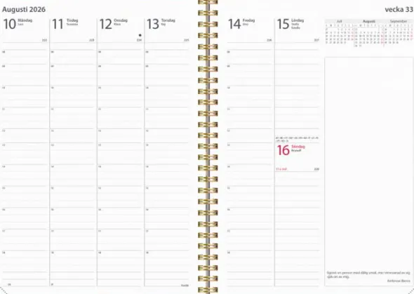 Kalender Business Story pensé 2026