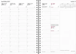 Kalender Business Twist svart 2027
