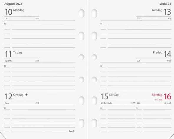 Kalender Compact grundsats 2026