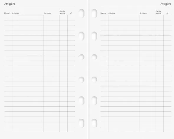 Kalender Compact grundsats 2026
