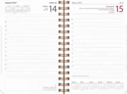 Kalender Dagbok Textile Plommon 2027