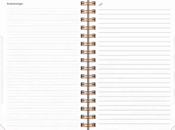 Kalender Dagbok Textile senapsgul 2027