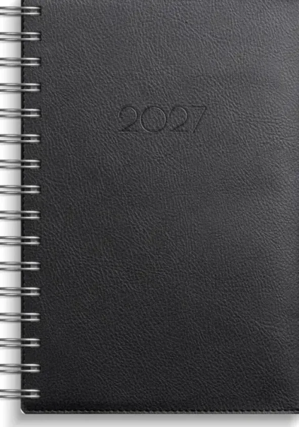 Kalender Dagbok Twist svart 2027
