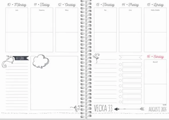 Kalender 2026 Doodle