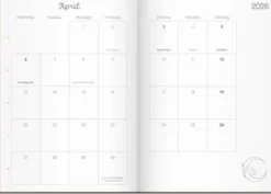 Kalender 2026 Doodle inbunden