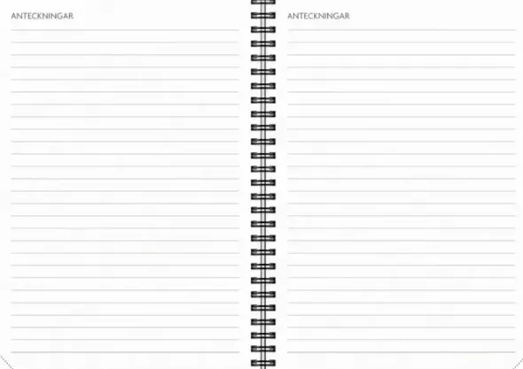 Kalender 2027 Få det gjort svart