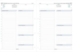 Kalender Filofax Dagbok A4 dag/sida 2027 (21x29,7cm)