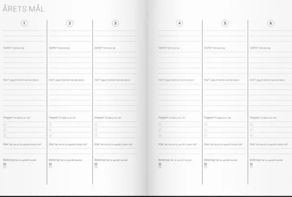 Kalender 2026 Goal Planner