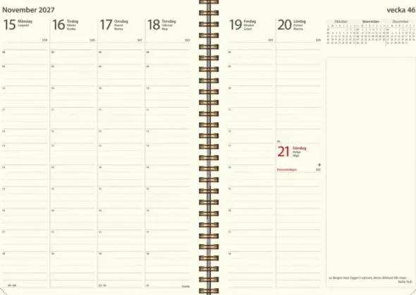 Kalender 2027 Lantdrömmar