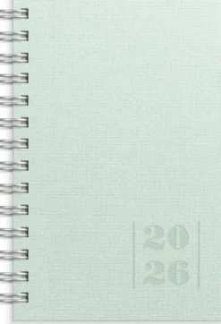 Kalender Leader Textile grön 2026