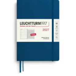 Kalender Leuchtturm1917 A5 vecka/notes Indigo 2027