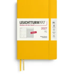 Kalender Leuchtturm1917 vecka/notes B6 Soft Sunflower 2027