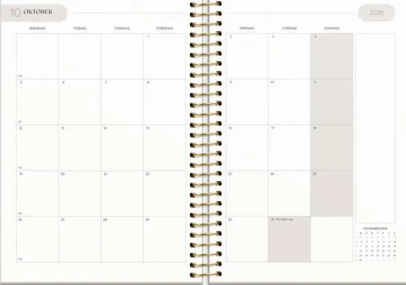 Kalender Life Organizer 2026-2027