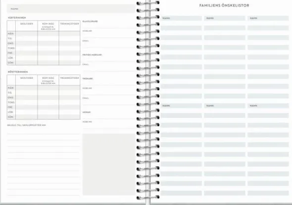Kalender 2026 Life Organizer Family Planner