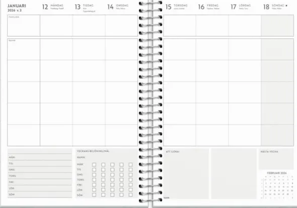 Kalender 2026 Life Organizer Family Planner