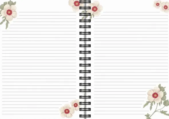 Kalender Life Planner 2026 A6 Floral