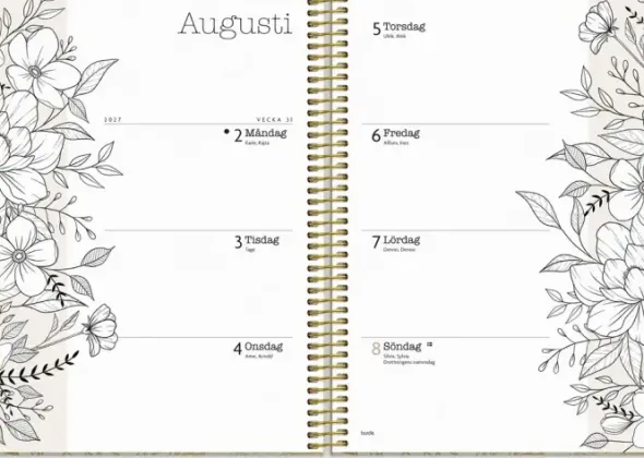 Kalender Life Planner Bloom 2027
