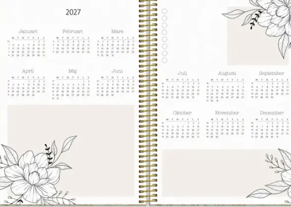 Kalender Life Planner Bloom 2027