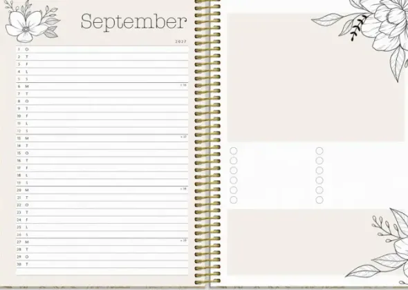 Kalender Life Planner Bloom 2027