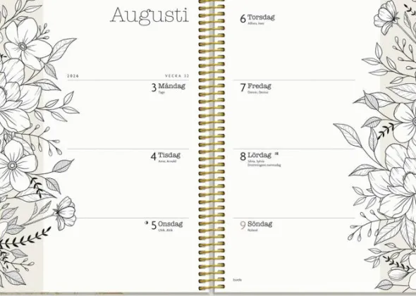 Kalender Life Planner Bloom A5 2026-2027