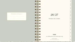 Kalender Life Planner Decor Green Flow 2026-2027