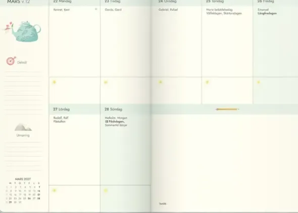 Kalender 2027 Life Planner Dream & Do