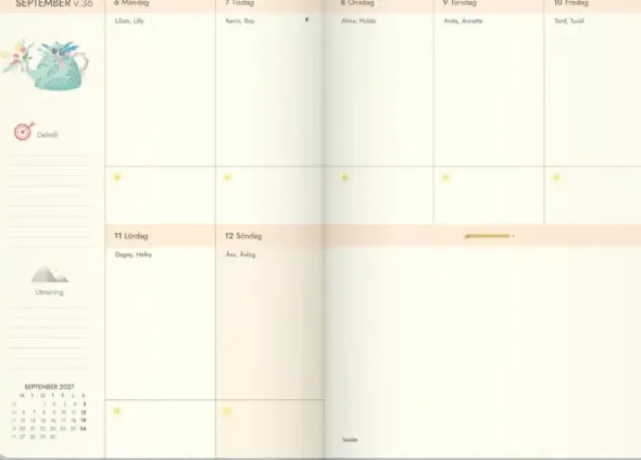 Kalender 2027 Life Planner Dream & Do