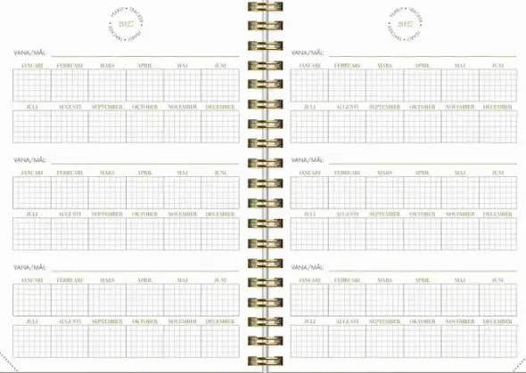 Kalender Life Planner 2027 Essentials A6